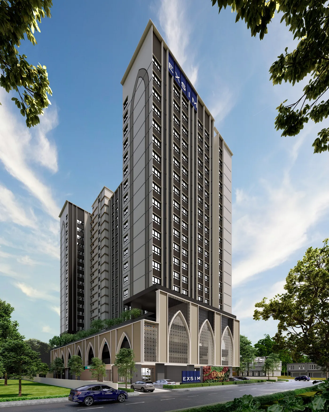 Erinaz Suites @ Kubang Kerian — facade