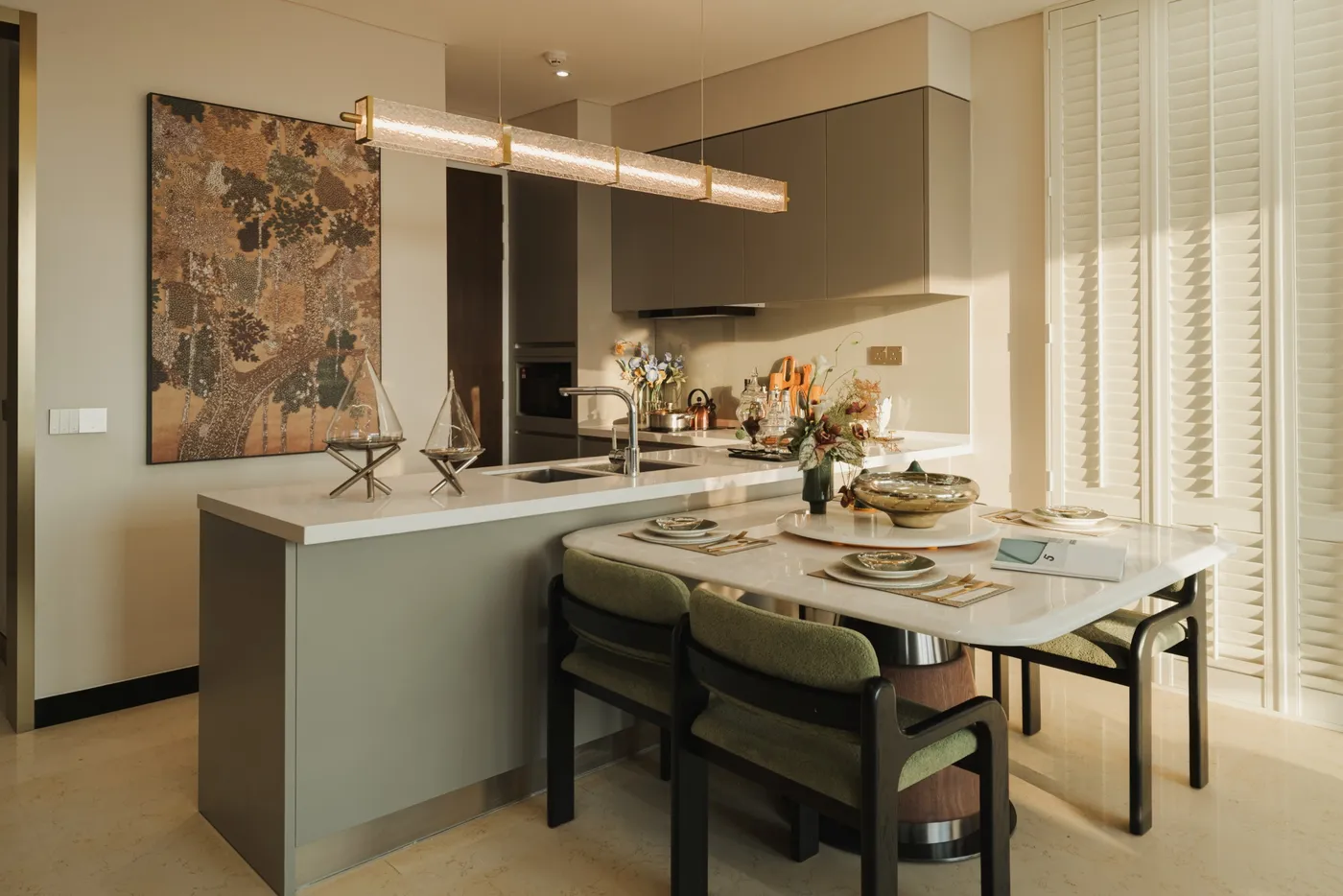 Cappella Embassy — kitchen island