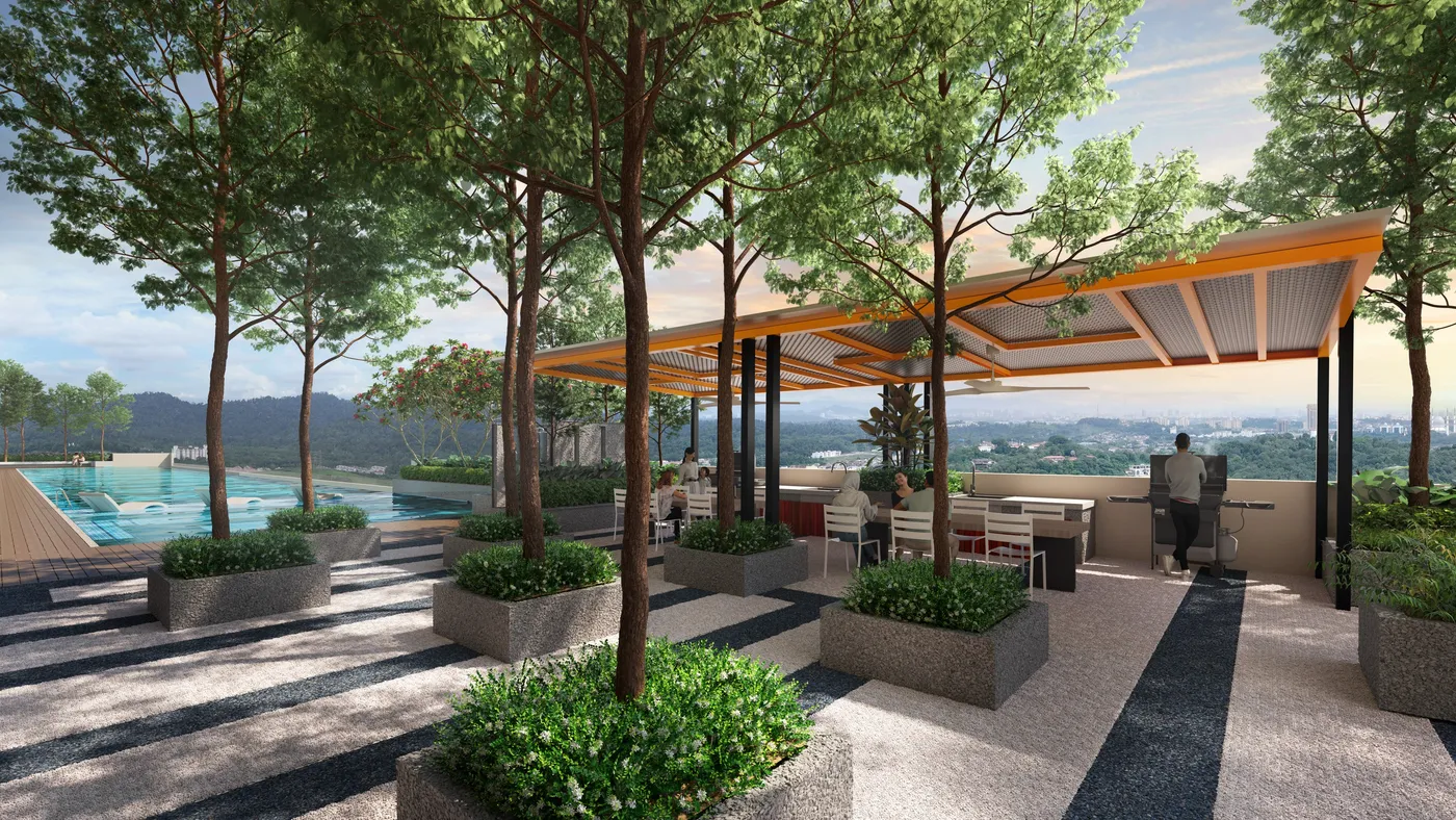 D'Nuri Residences @ Kwasa Damansara — BBQ area