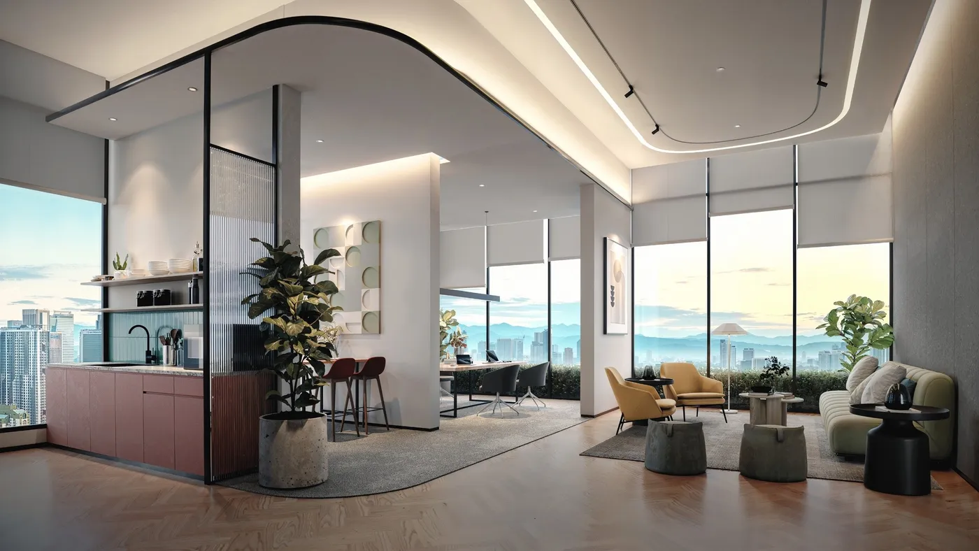 Parkside Residences @ Bangsar — living & dining room