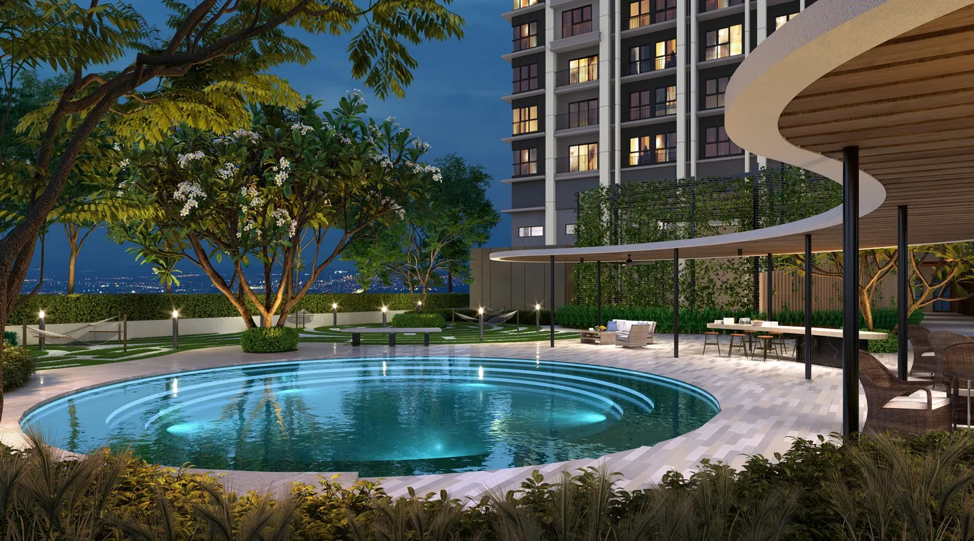 D'Tessera Residences @ Central Park Damansara — 泳池