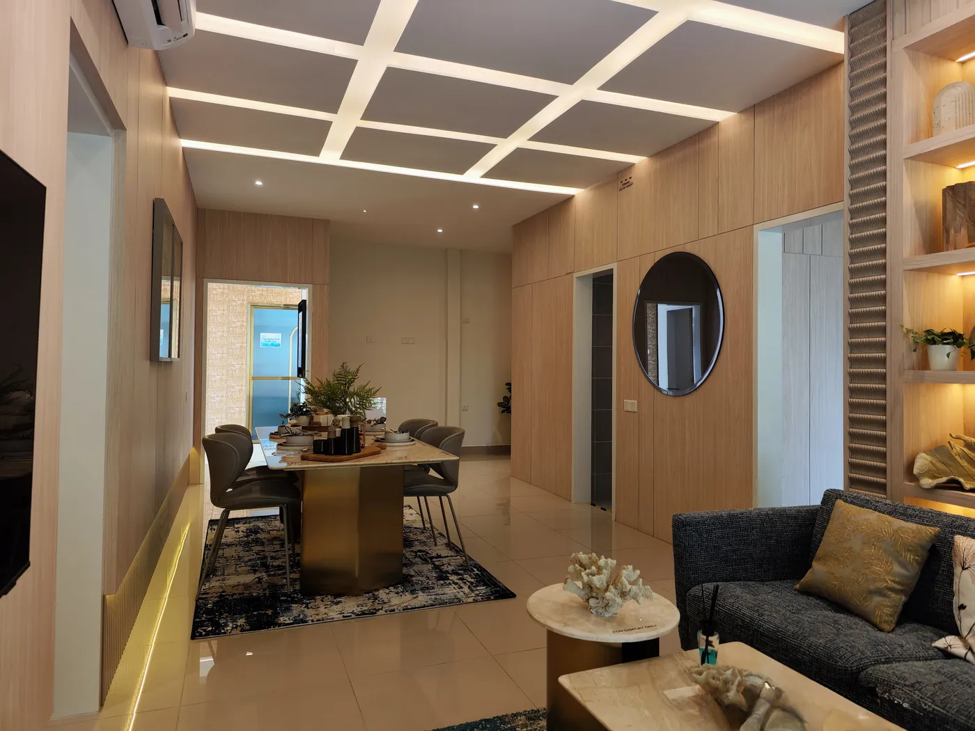 Sea Crestz @ Kuantan Waterfront Resort City — living & dining room