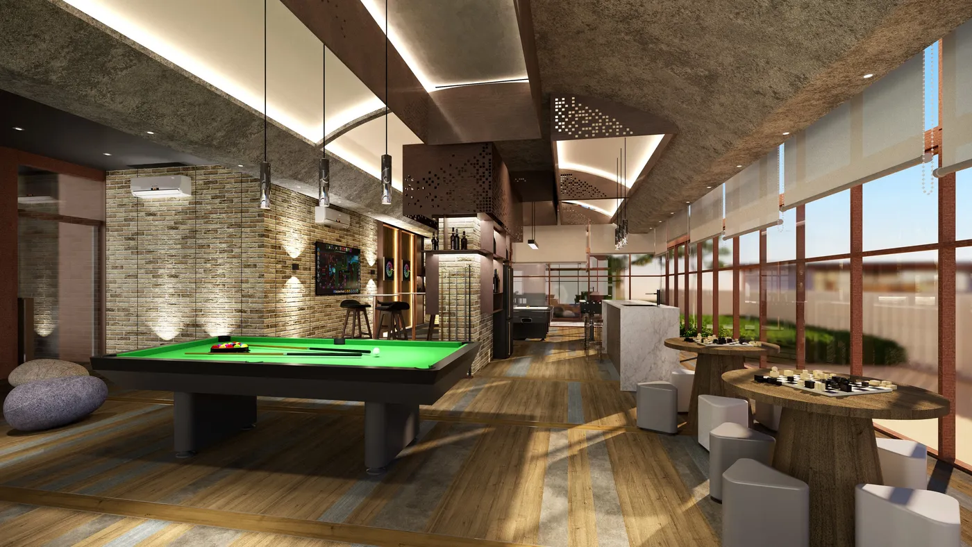 D'Tessera Residences @ Central Park Damansara — 休息室