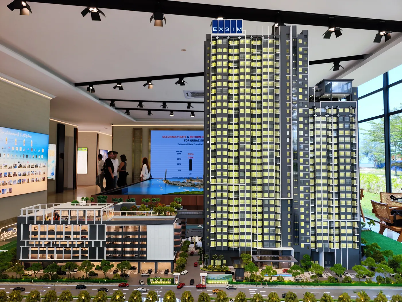 Sea Crestz @ Kuantan Waterfront Resort City — scale model