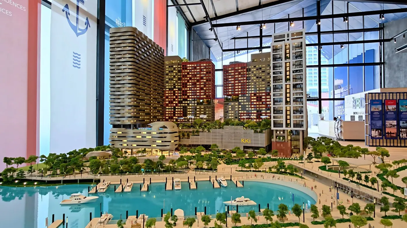 The Bedrock @ Jesselton Docklands — masterplan model