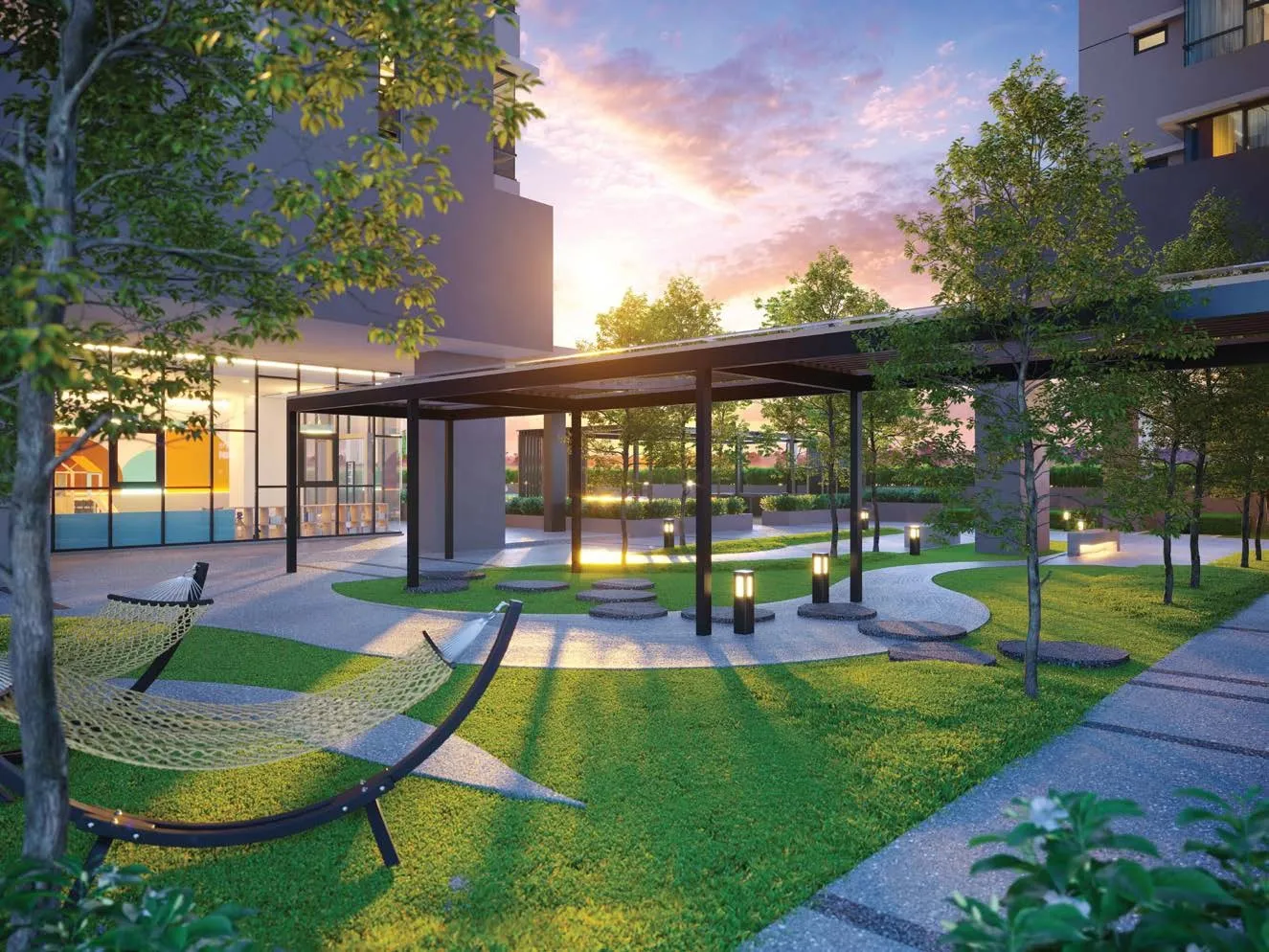 Oaka Residences @ Bukit Jalil — 花园