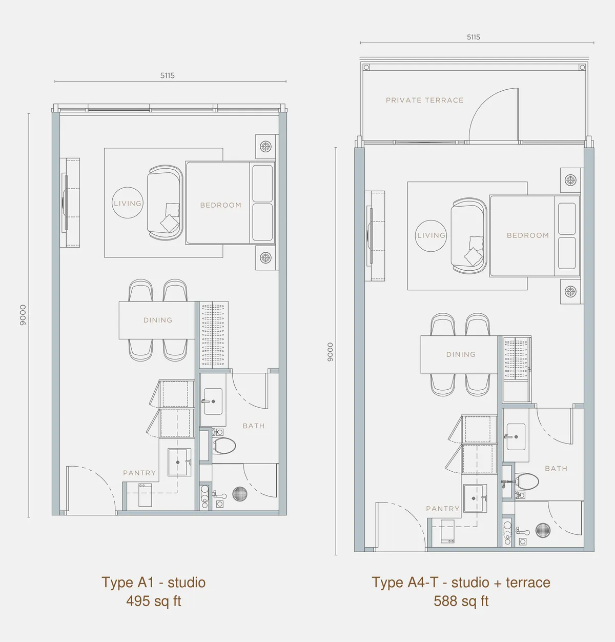 Orion Residence @ Bukit Bintang 户型图 A型
