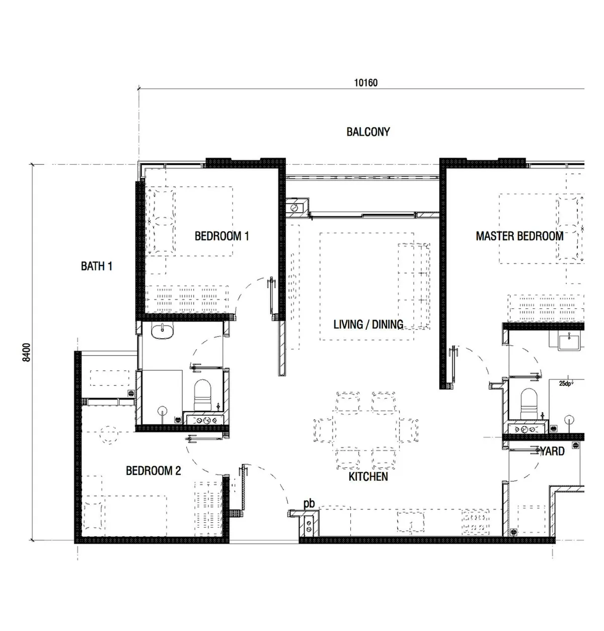 REN Residence @ Bukit Jalil floor plan Type A