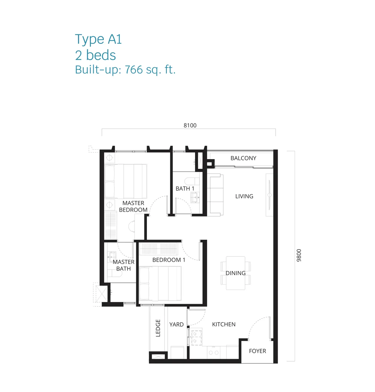 Stellaris Riana Dutamas @ Segambut floor plan Type A
