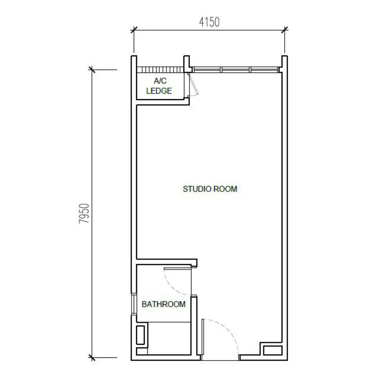 Erinaz Suites @ Kubang Kerian floor plan Type A