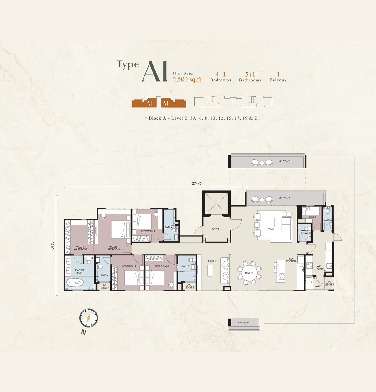 Stellar Damansara @ Petaling Jaya floor plan Type A