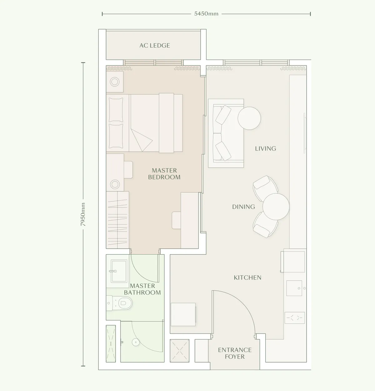 Parkside Residences @ Bangsar floor plan Type A