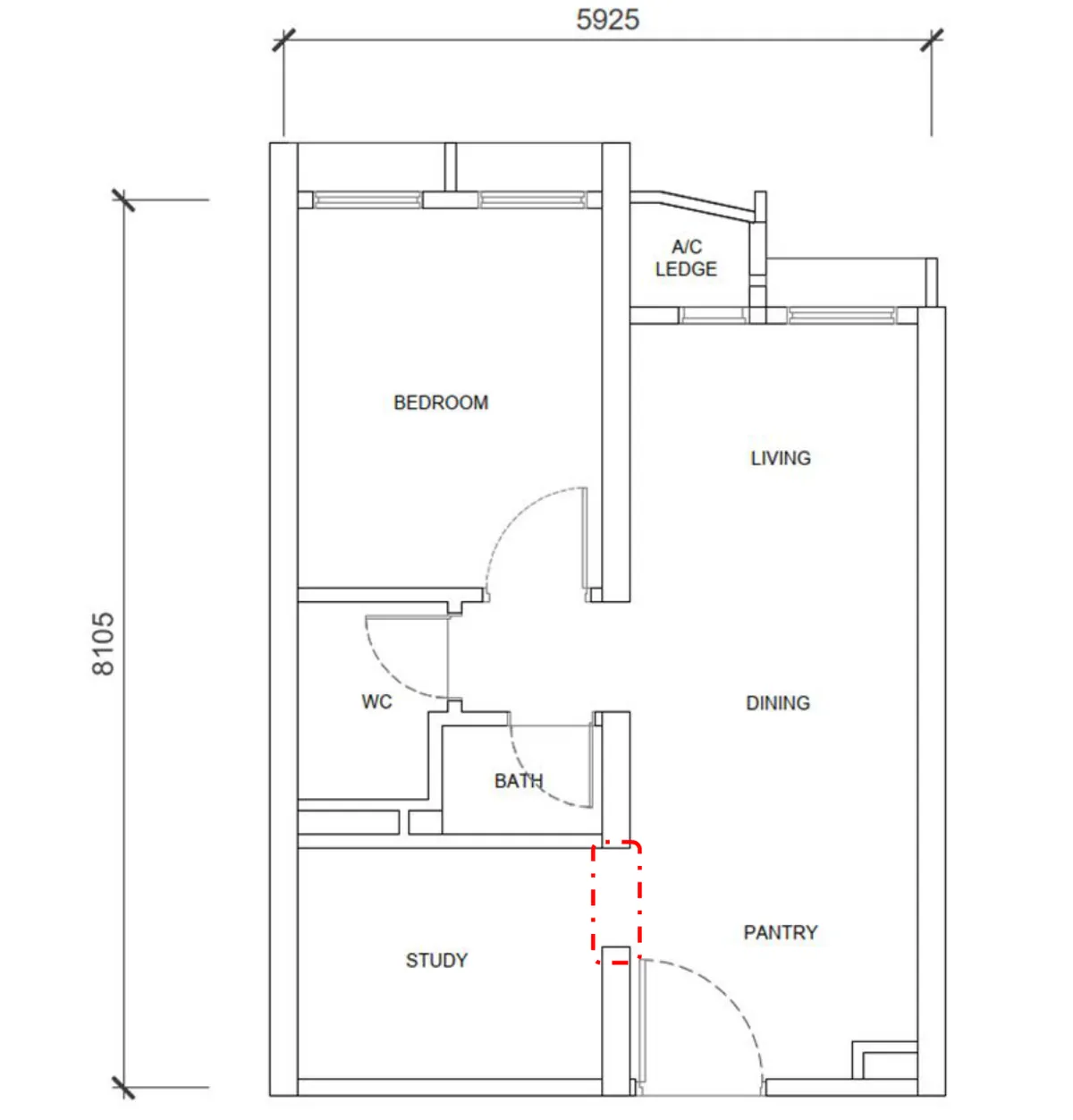 Phoeniz Suites @ KL City Centre floor plan A