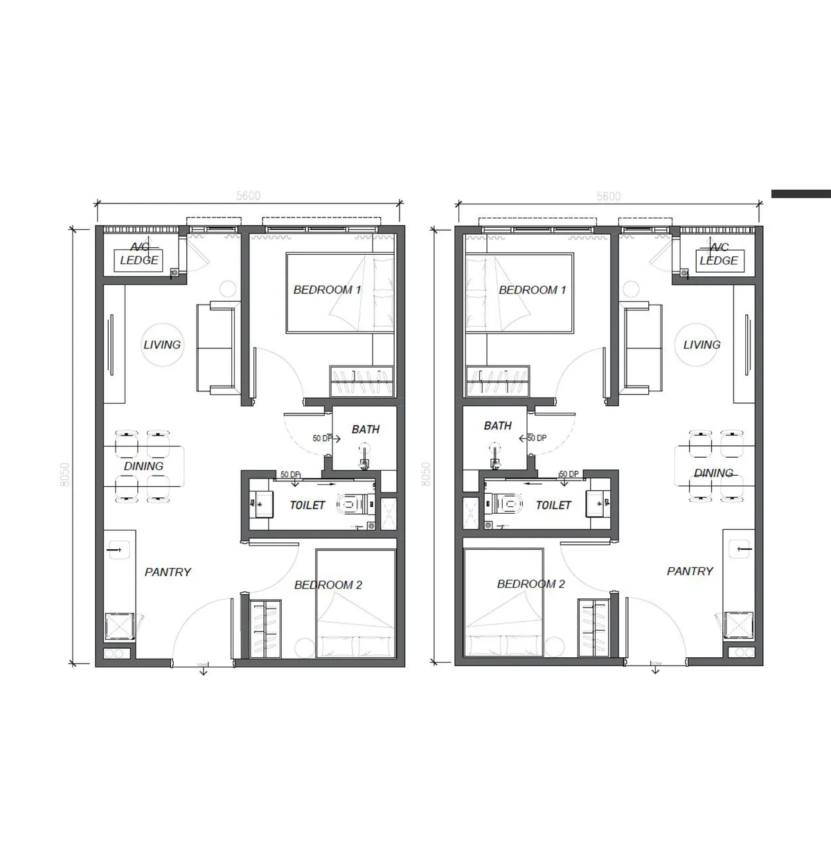 Keeperz Suites @ Gelugor floor plan A1