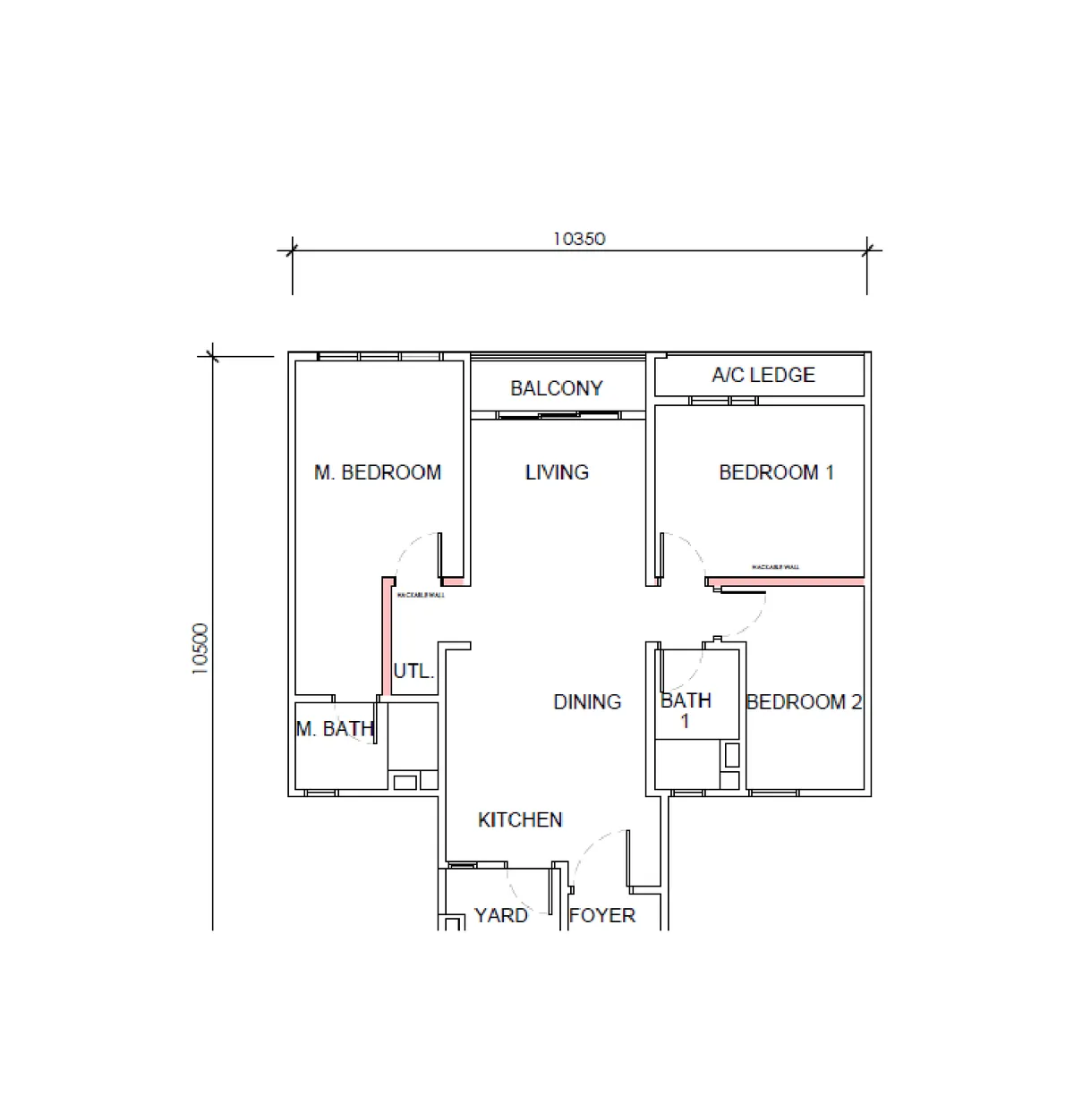 D'Terra Residences @ Central Park Damansara 户型图 A1