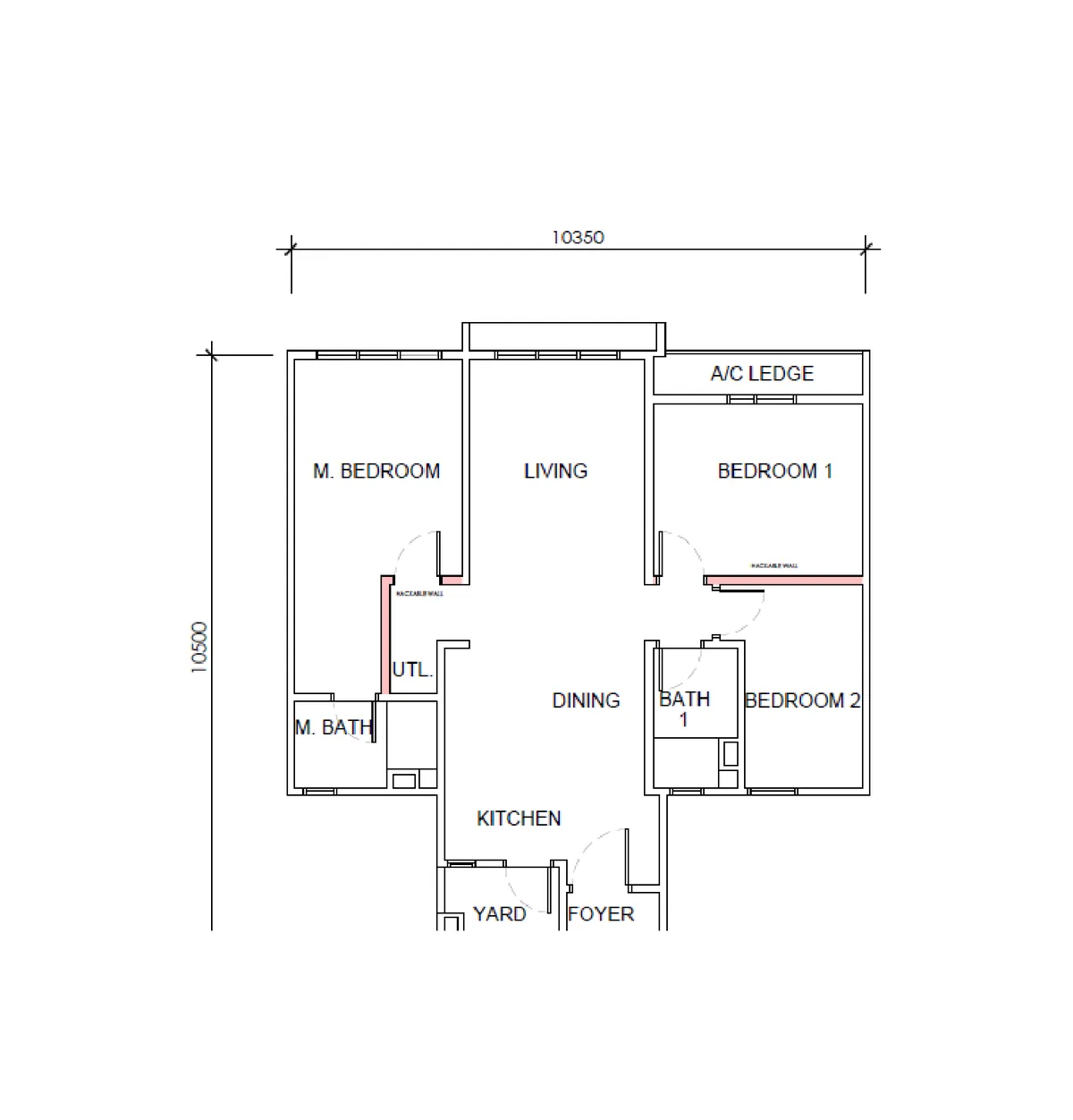 D'Terra Residences @ Central Park Damansara 户型图 A2