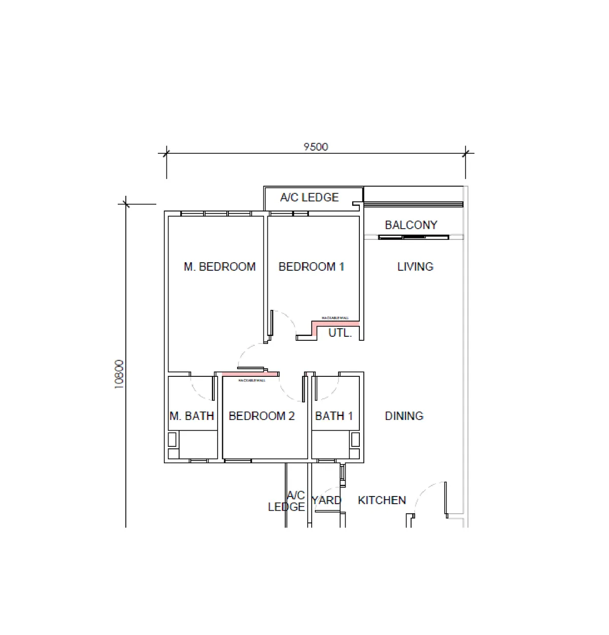 D'Terra Residences @ Central Park Damansara 户型图 A3