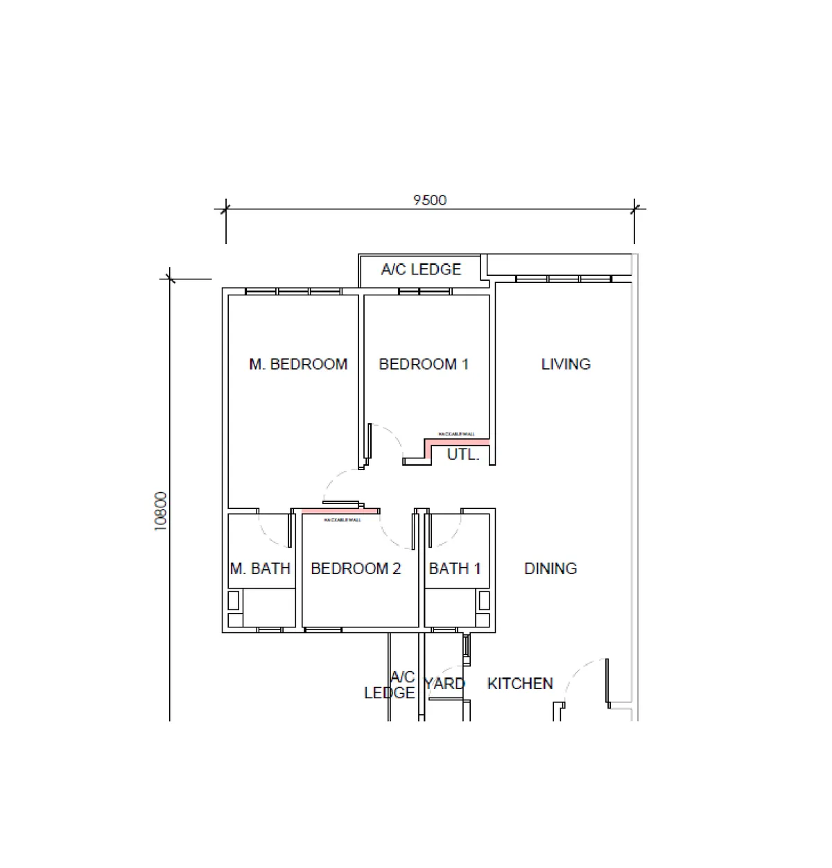 D'Terra Residences @ Central Park Damansara 户型图 A4