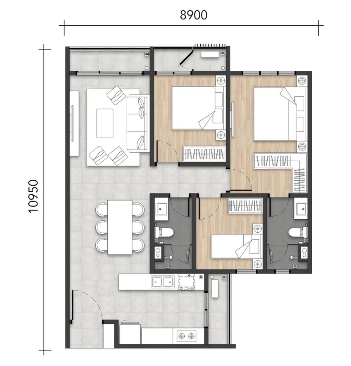 Amara Residences @ Ara Damansara floor plan B / B1
