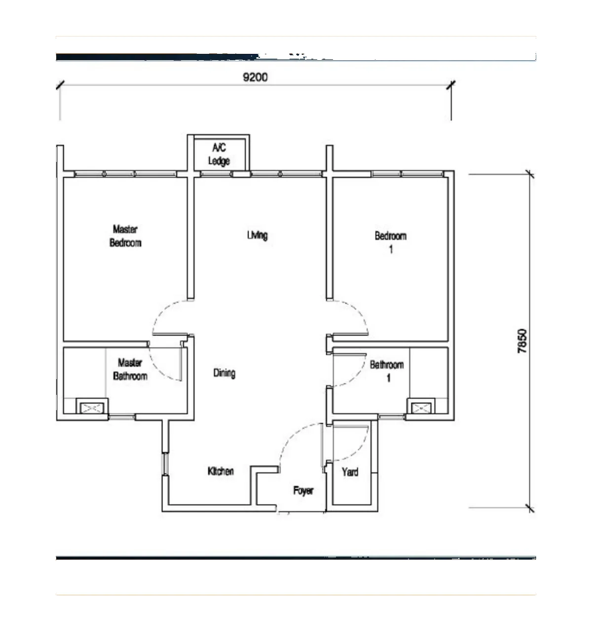 The Kingswoodz @ Bukit Jalil floor plan Type B