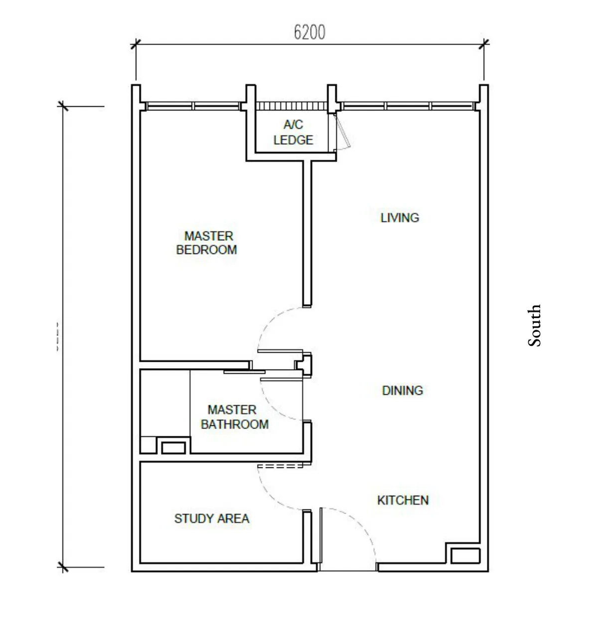 Erinaz Suites @ Kubang Kerian floor plan Type B