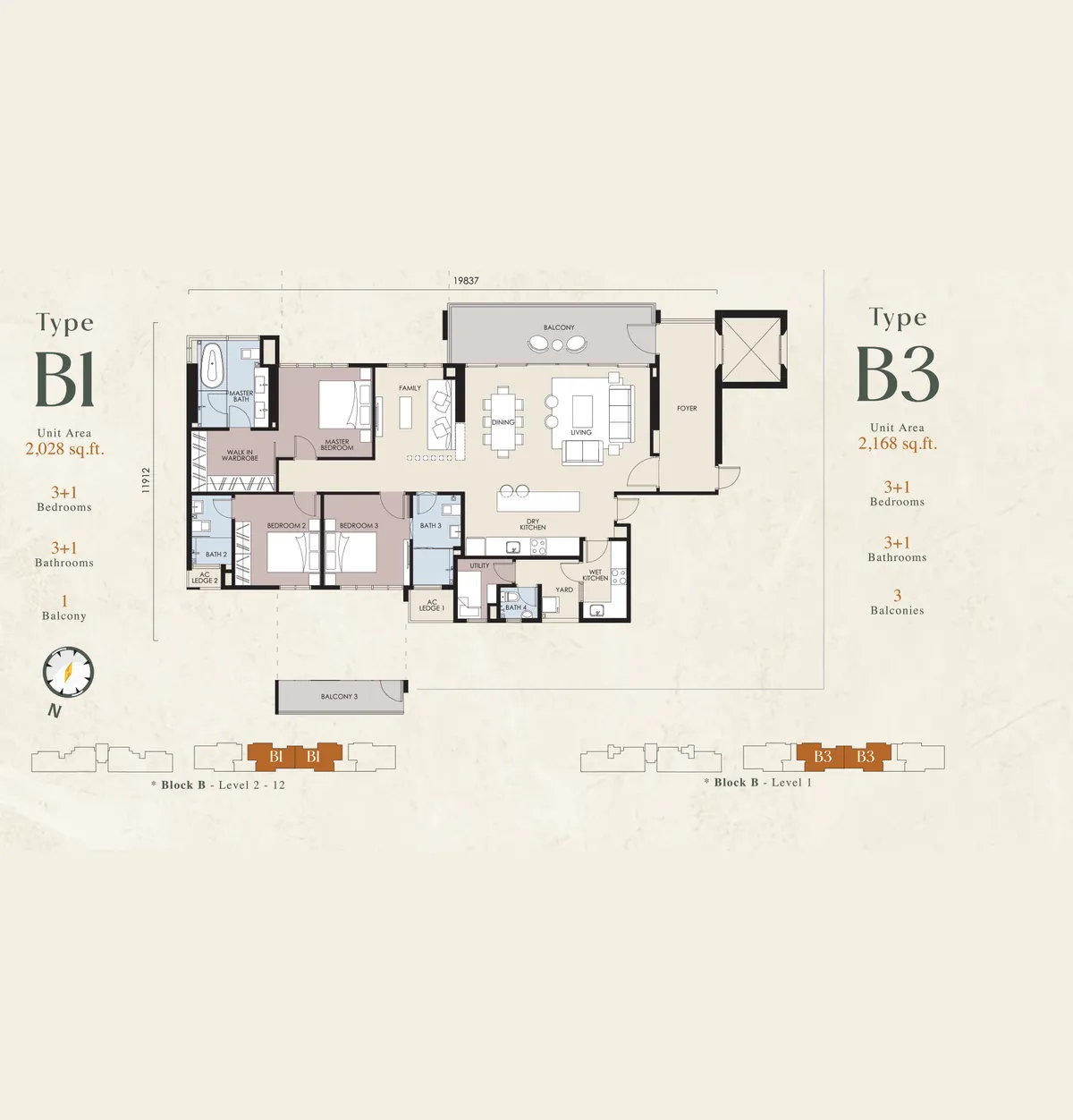 Stellar Damansara @ Petaling Jaya floor plan Type B