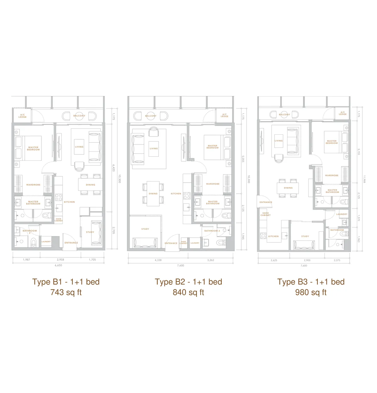 The Conlay @ KL City Centre floor plan Type B