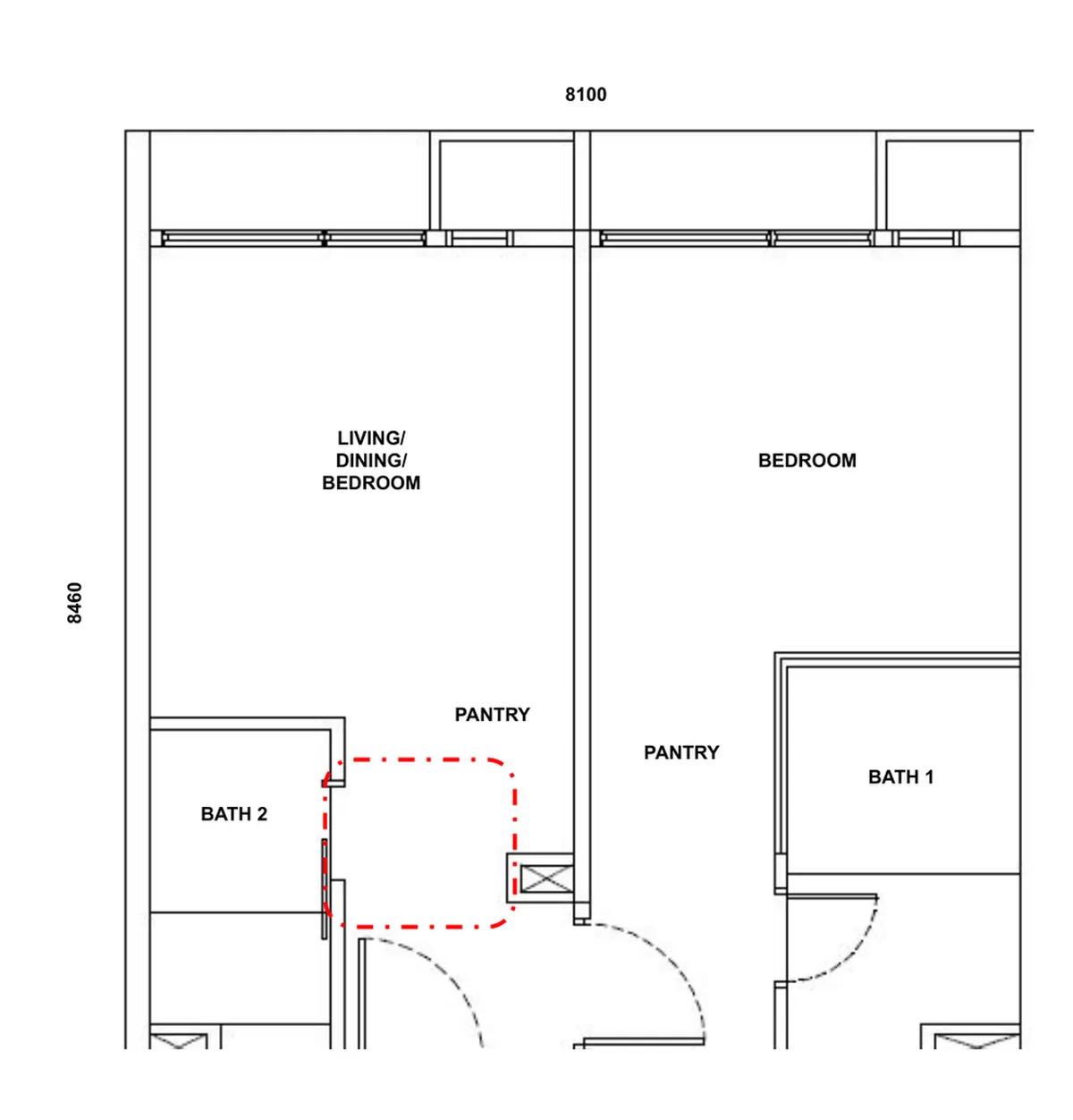 Kyliez Suites @ KL City Centre floor plan Type B