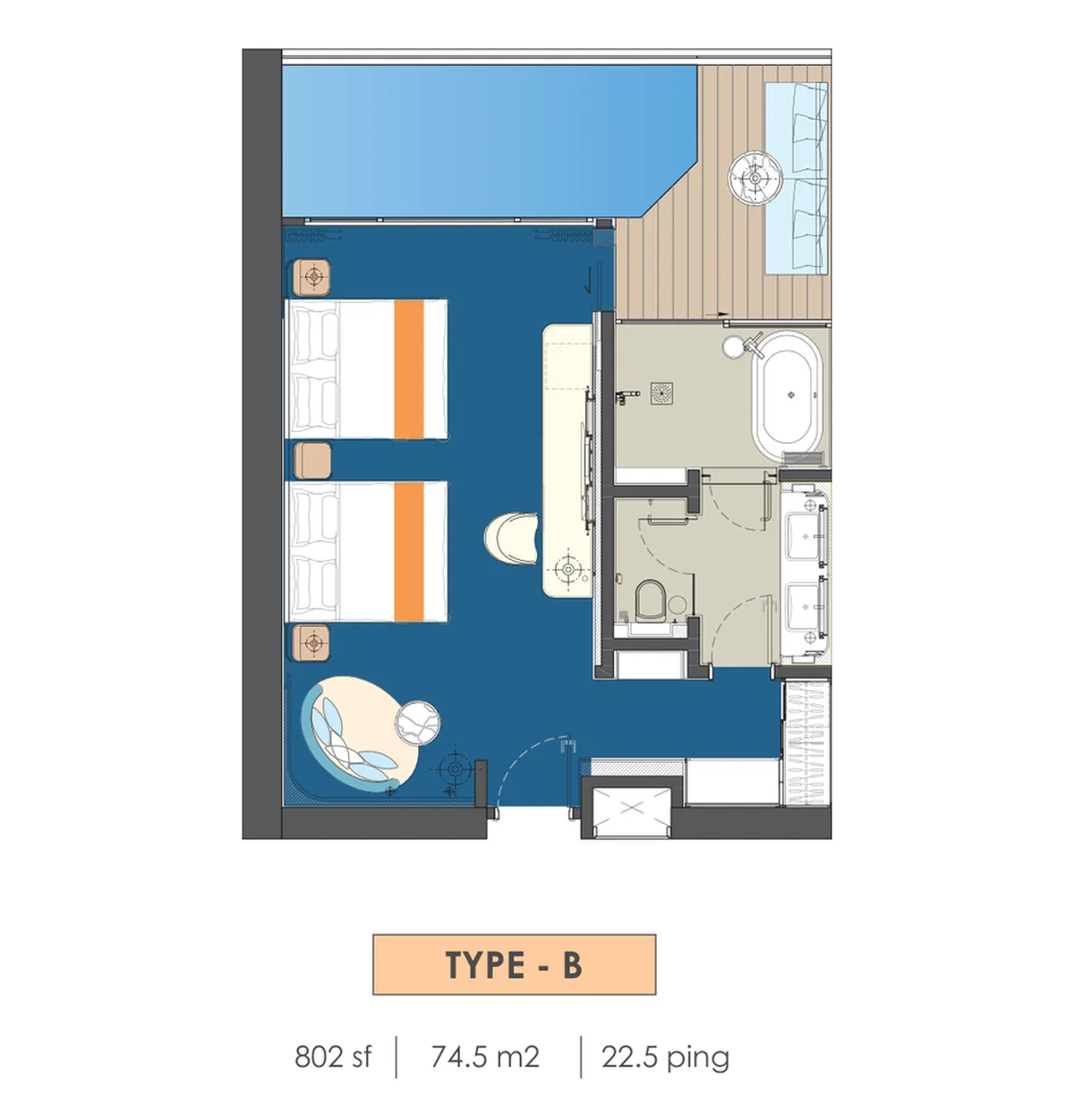 Royal Lexis @ Kuala Lumpur floor plan Type B
