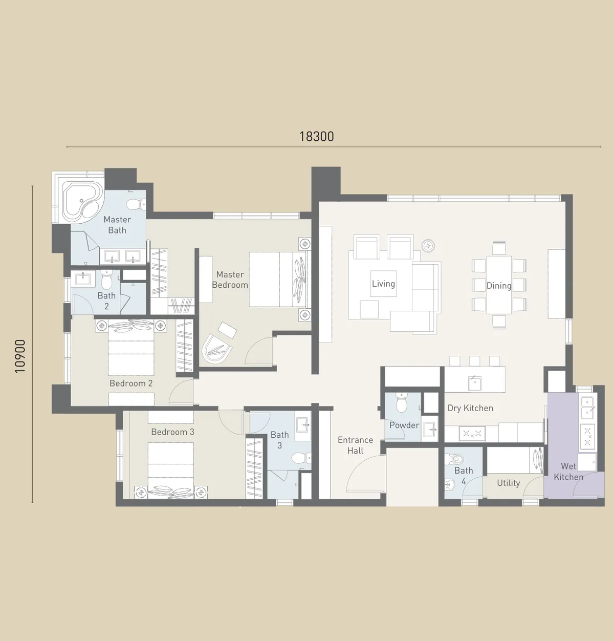 Cappella Embassy floor plan B