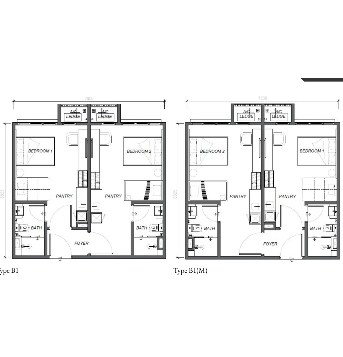 Keeperz Suites @ Gelugor floor plan B1