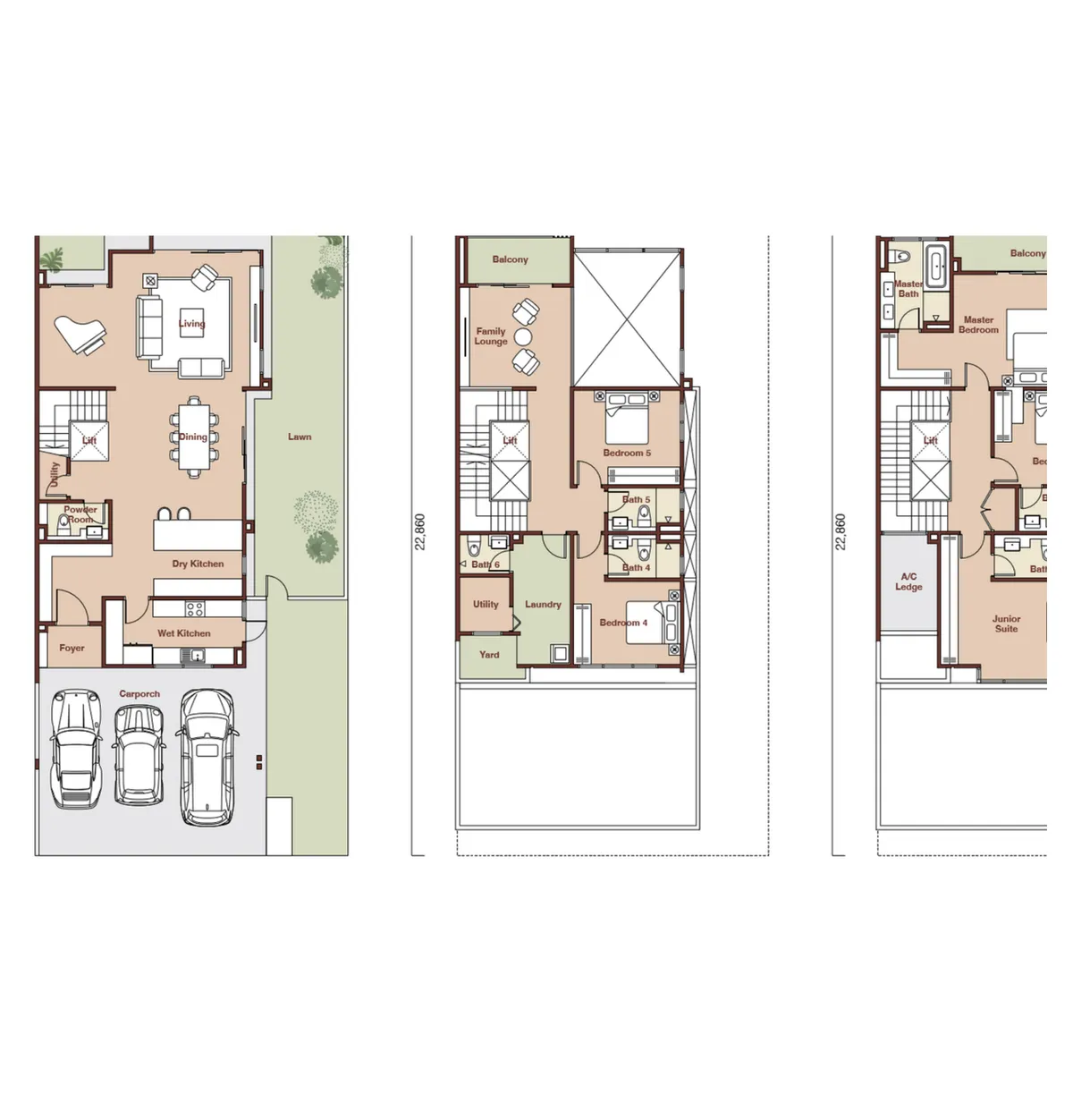 Zenia @ Parkcity Damansara floor plan Parkhome Type B2