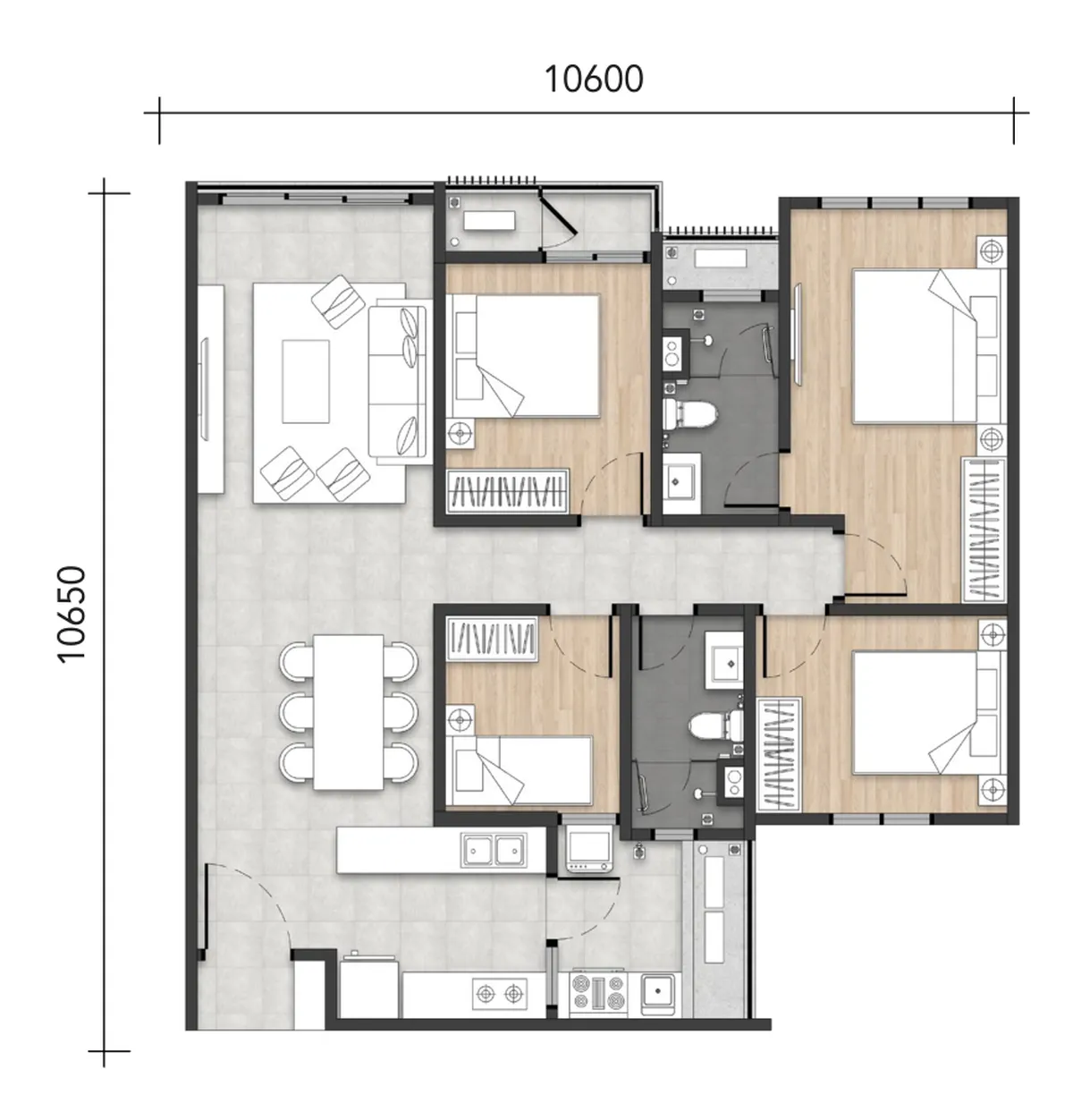 Amara Residences @ Ara Damansara floor plan C / C1