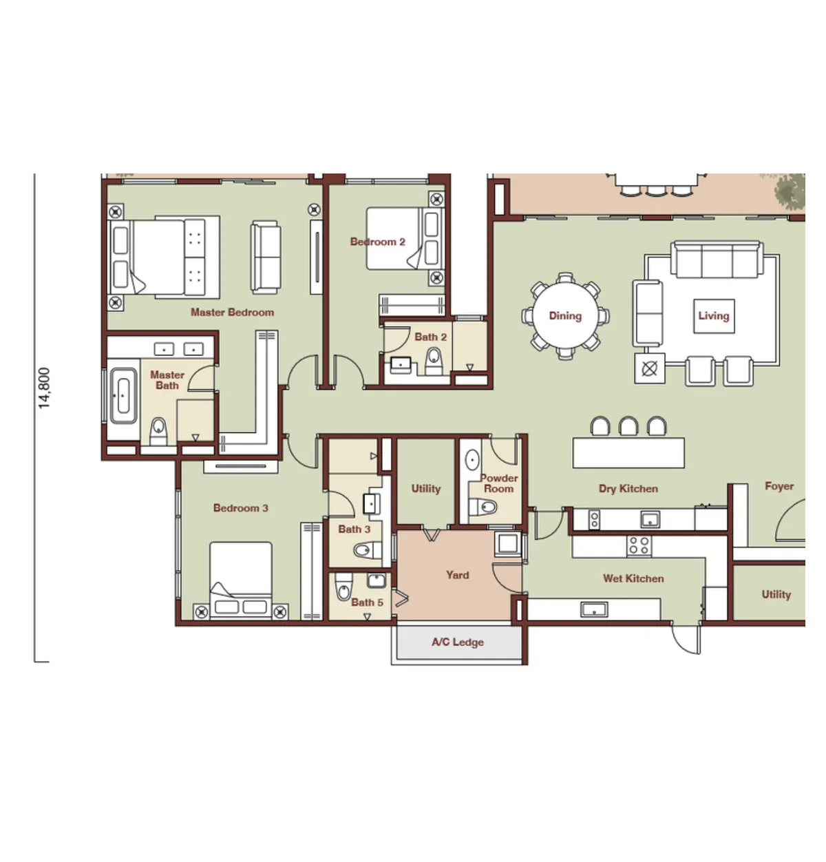 Zenia @ Parkcity Damansara floor plan Condovilla Type C