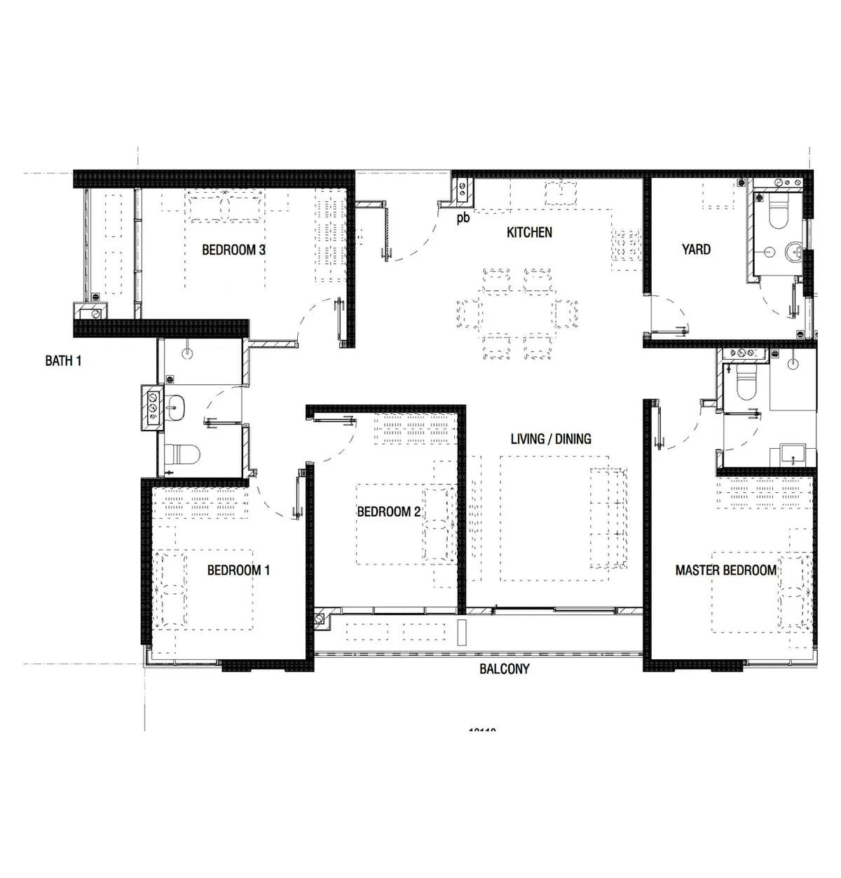 REN Residence @ Bukit Jalil floor plan Type C