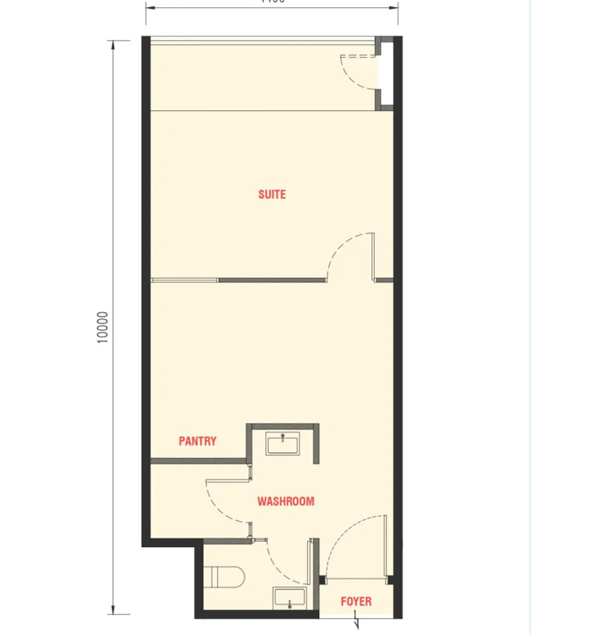 The Bedrock @ Jesselton Docklands floor plan C