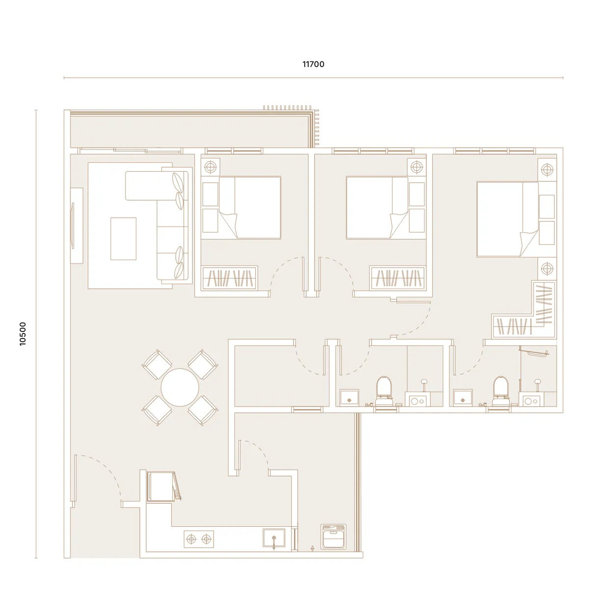 ARRA Residences @ Ara Damansara floor plan Type C2 (2CP), Tower C