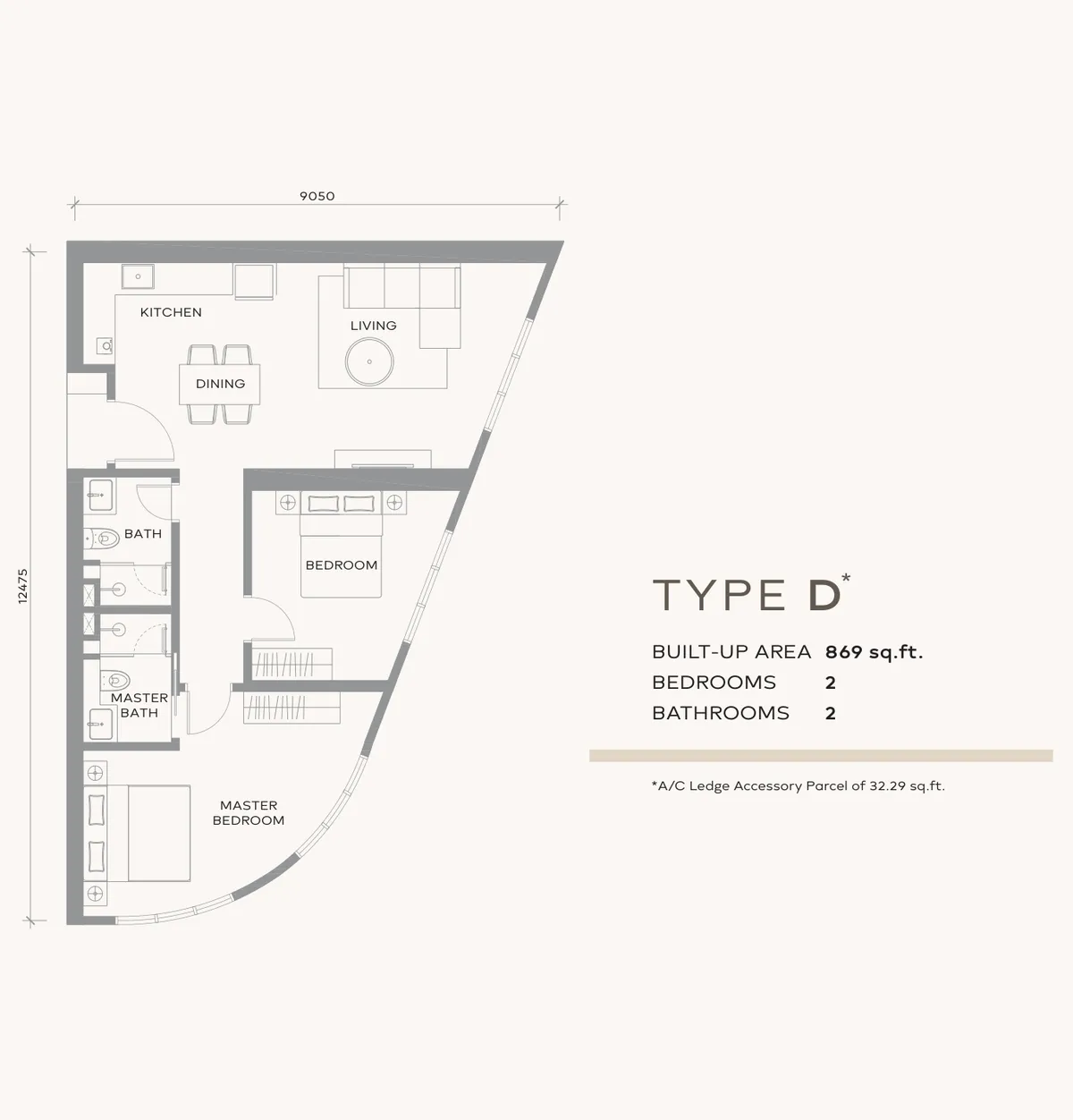 Khaya Residences @ Bangsar 户型图 D型