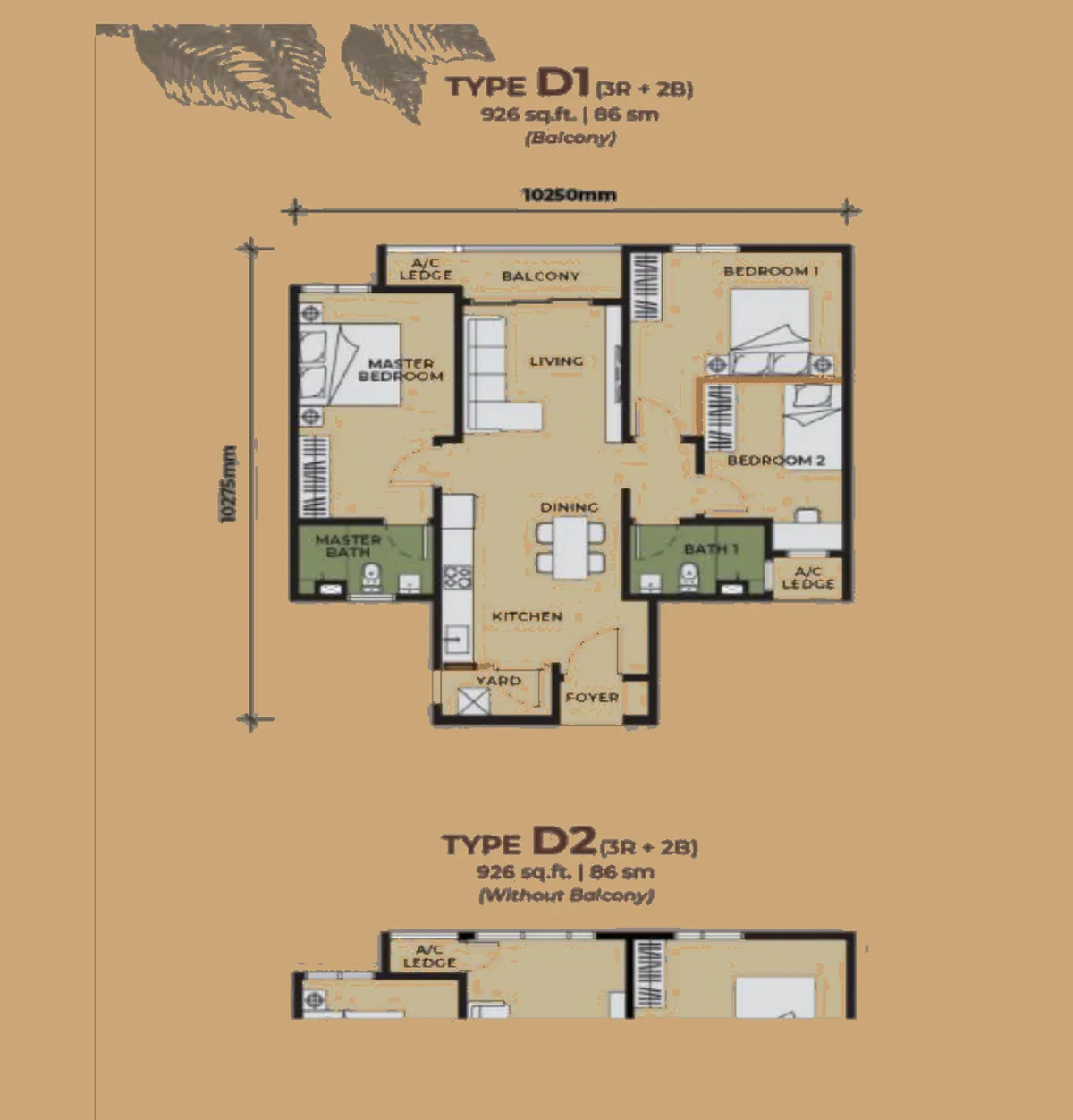The Aldenz @ Central Park Damansara 户型图 D