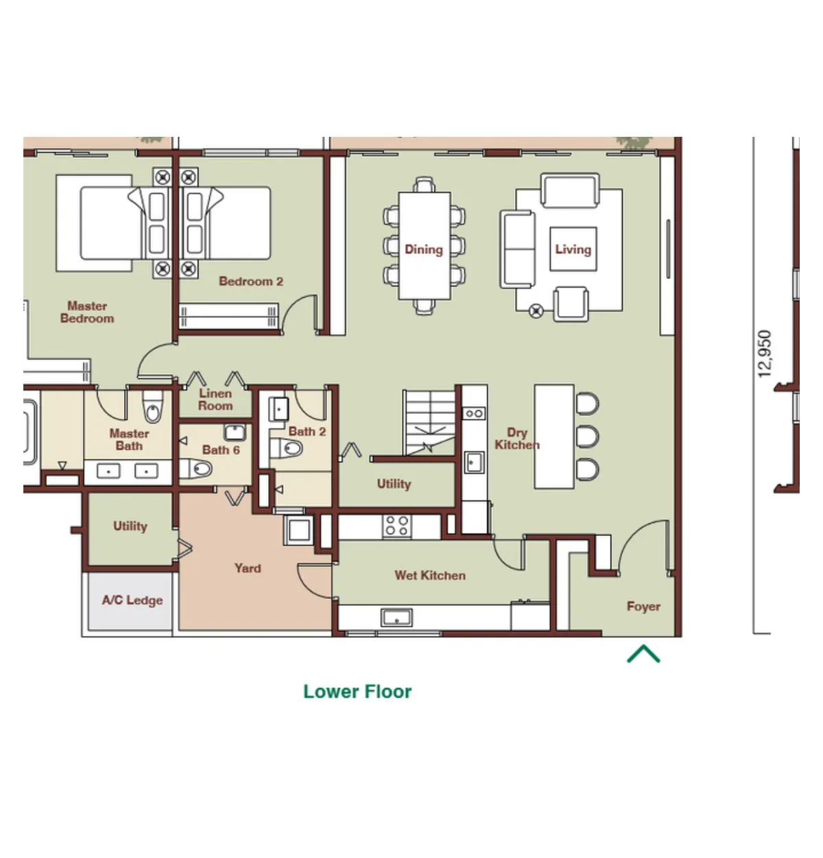 Zenia @ Parkcity Damansara floor plan Condovilla Type D1 (Duplex)