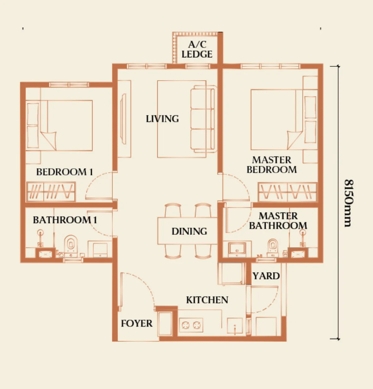 Causewayz Square @ JBCC floor plan D2