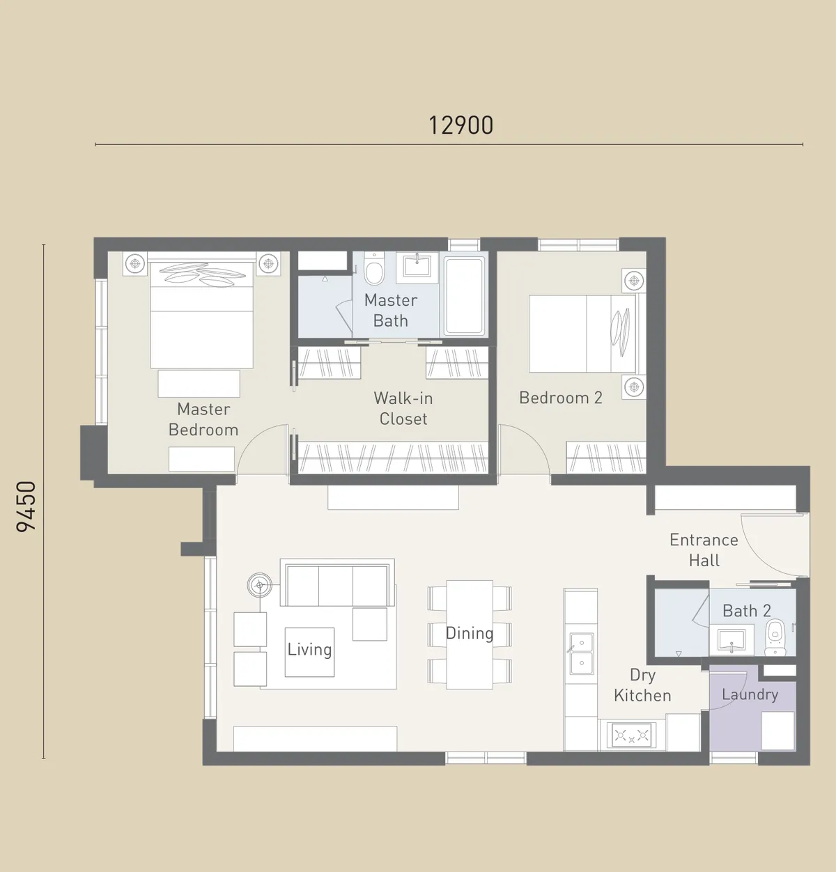 Cappella Embassy floor plan D2