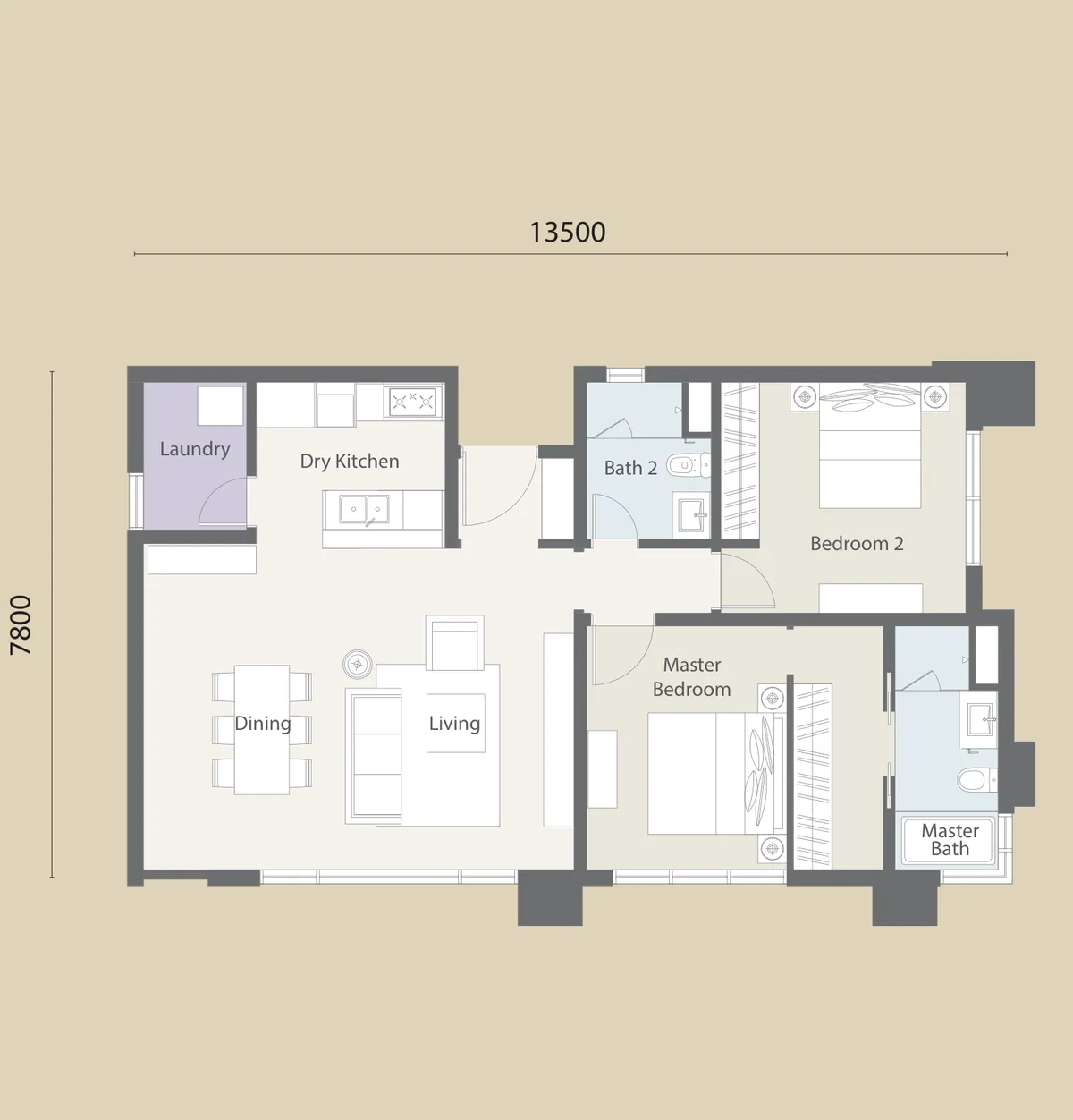 Cappella Embassy floor plan D3