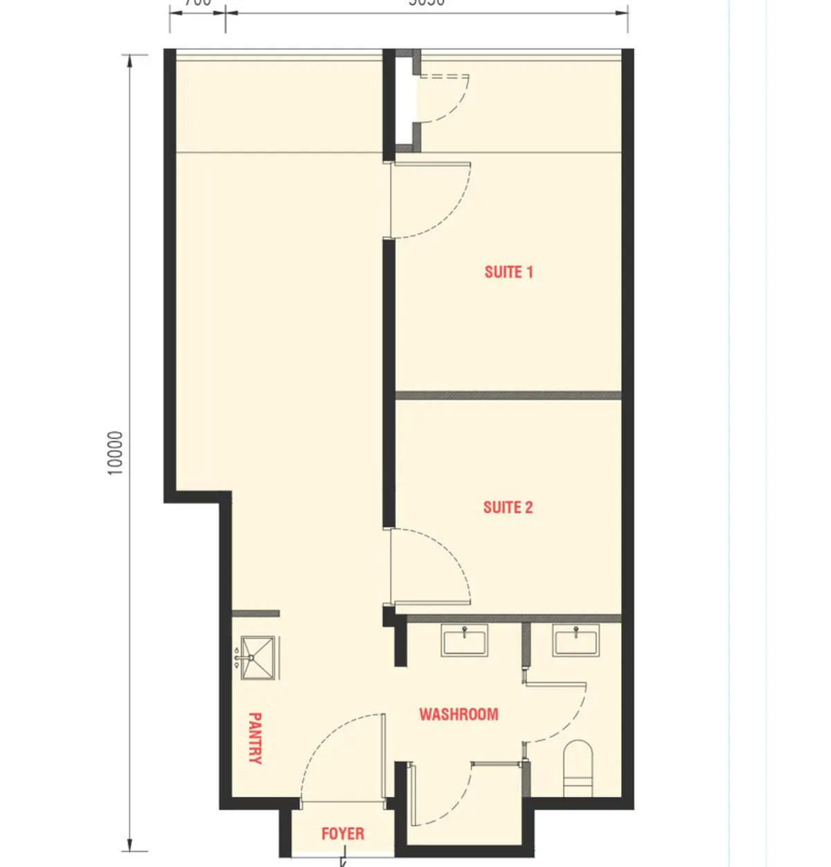The Bedrock @ Jesselton Docklands floor plan E