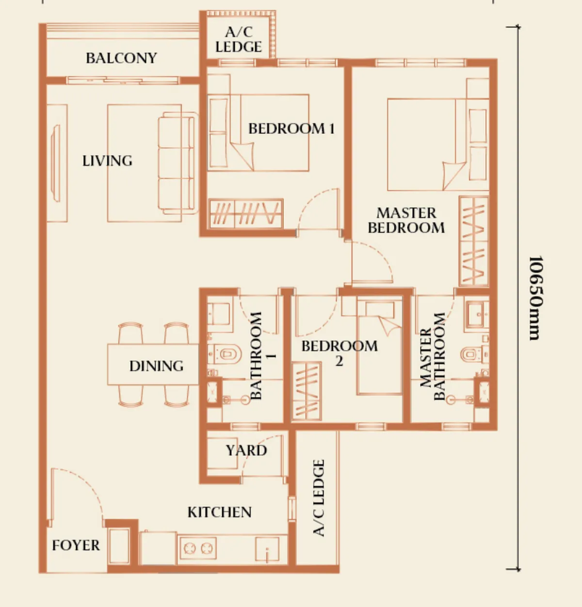 Causewayz Square @ JBCC floor plan E1