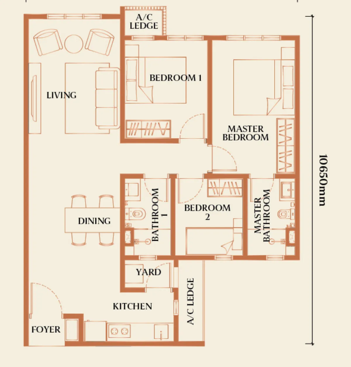 Causewayz Square @ JBCC floor plan E2