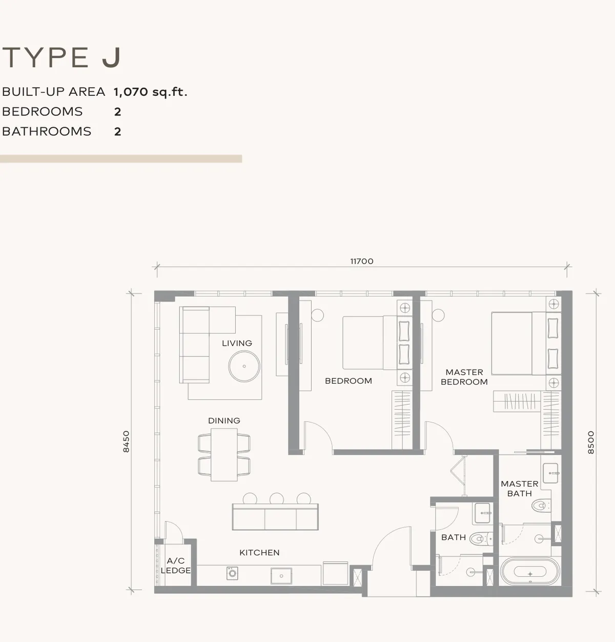 Khaya Residences @ Bangsar 户型图 J型